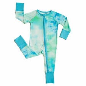 little sleepies tide pool watercolor zippie